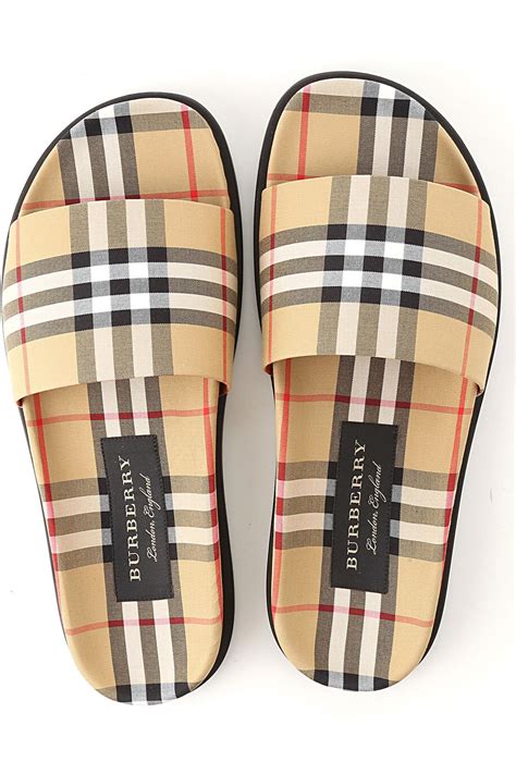 burberry slides men|burberry lace up shoe men.